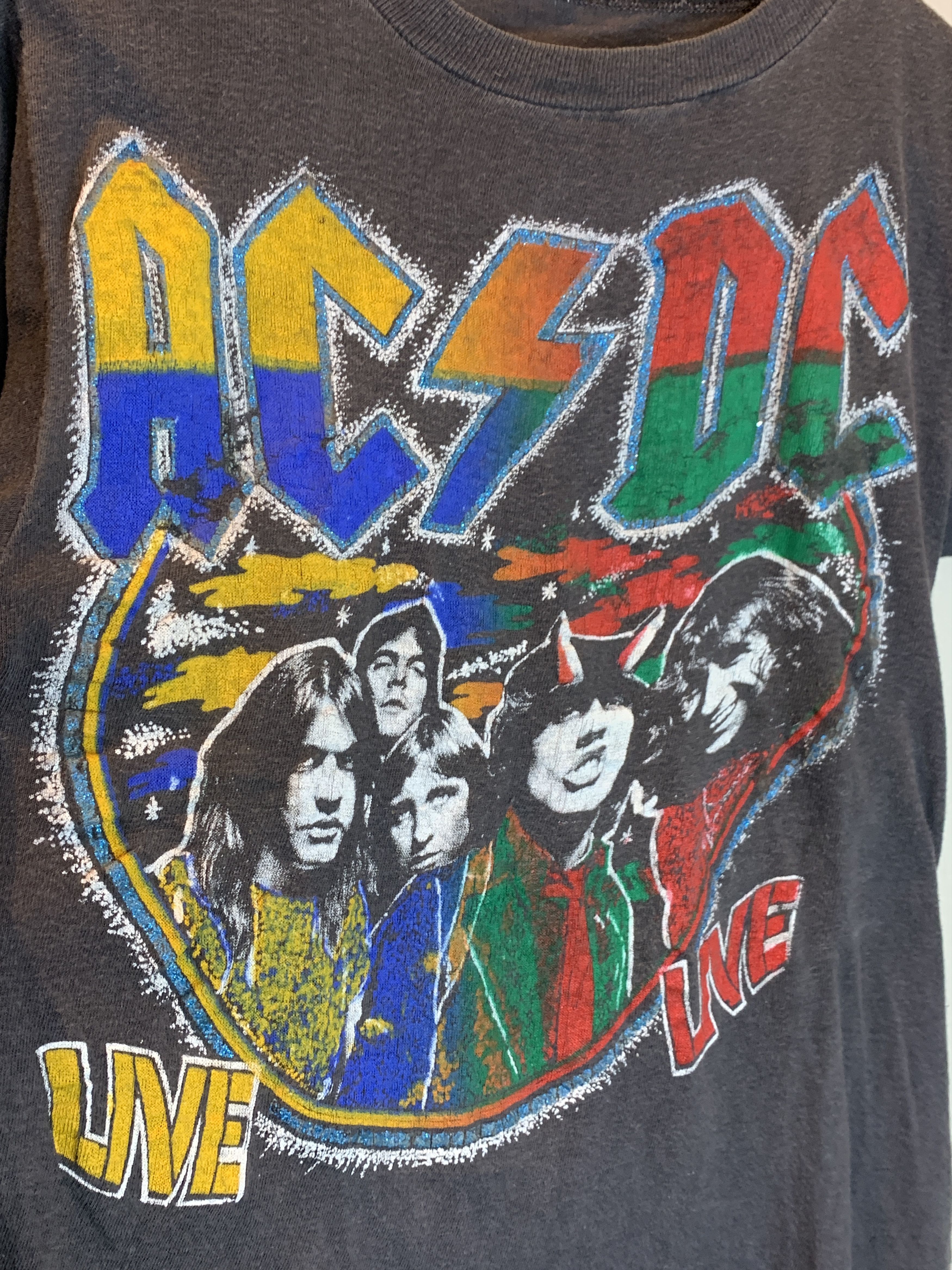 AC/DC RARE* Vintage 70’s AC/DC Highway To Hell Single Stitch Shirt Size US S / EU 44-46 / 1 - 3 Thumbnail