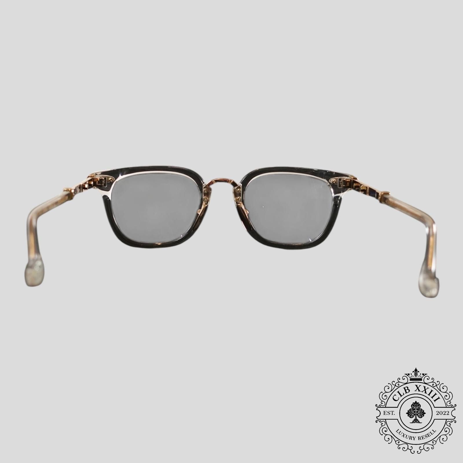 Chrome Hearts Chrome Hearts Tittansluvr Glasses in Clear/Gold Size ONE SIZE - 3 Thumbnail
