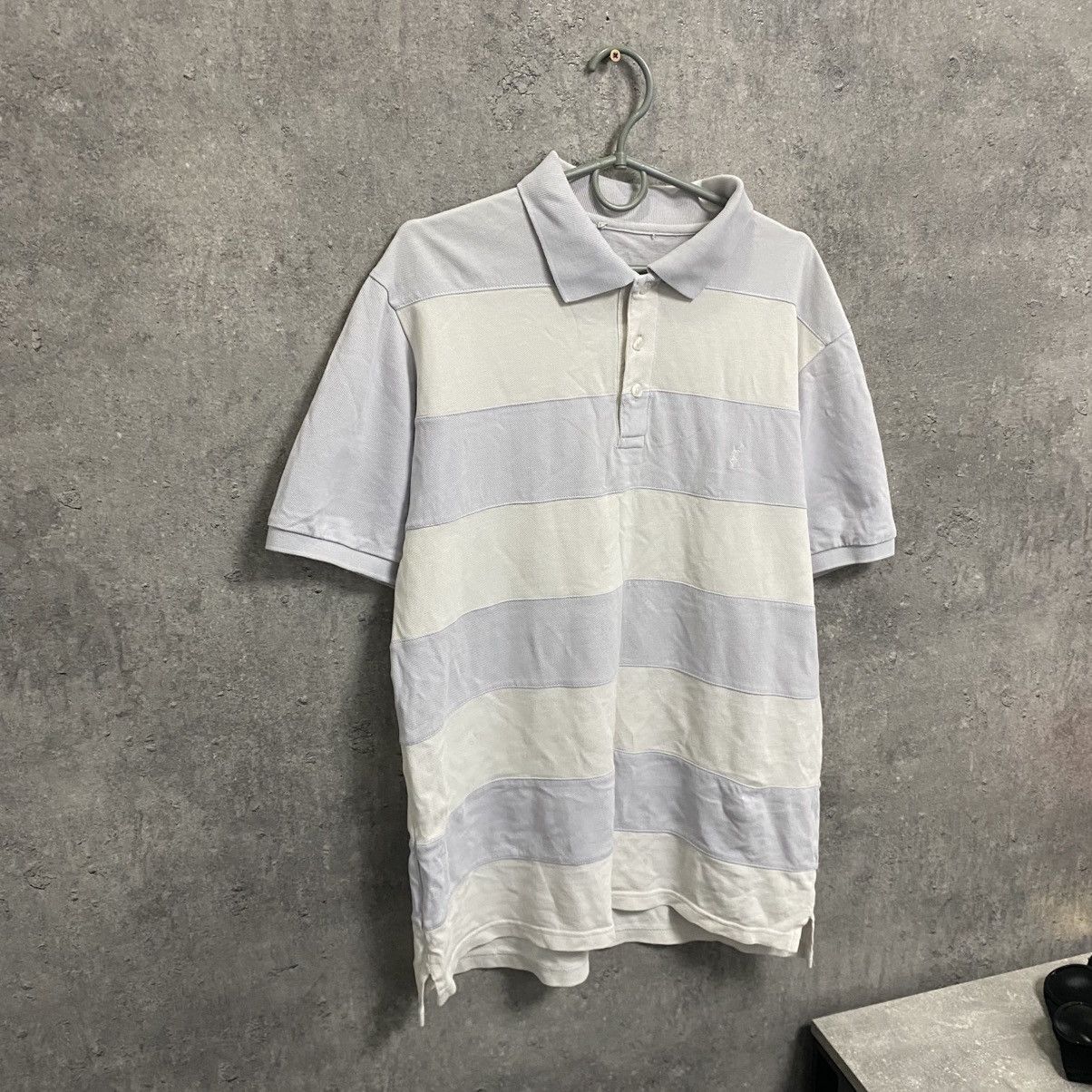 Yves Saint Laurent Vintage Yves Saint Laurent YSL Polo T-Shirt Striped Rugby Size US XL / EU 56 / 4 - 3 Thumbnail