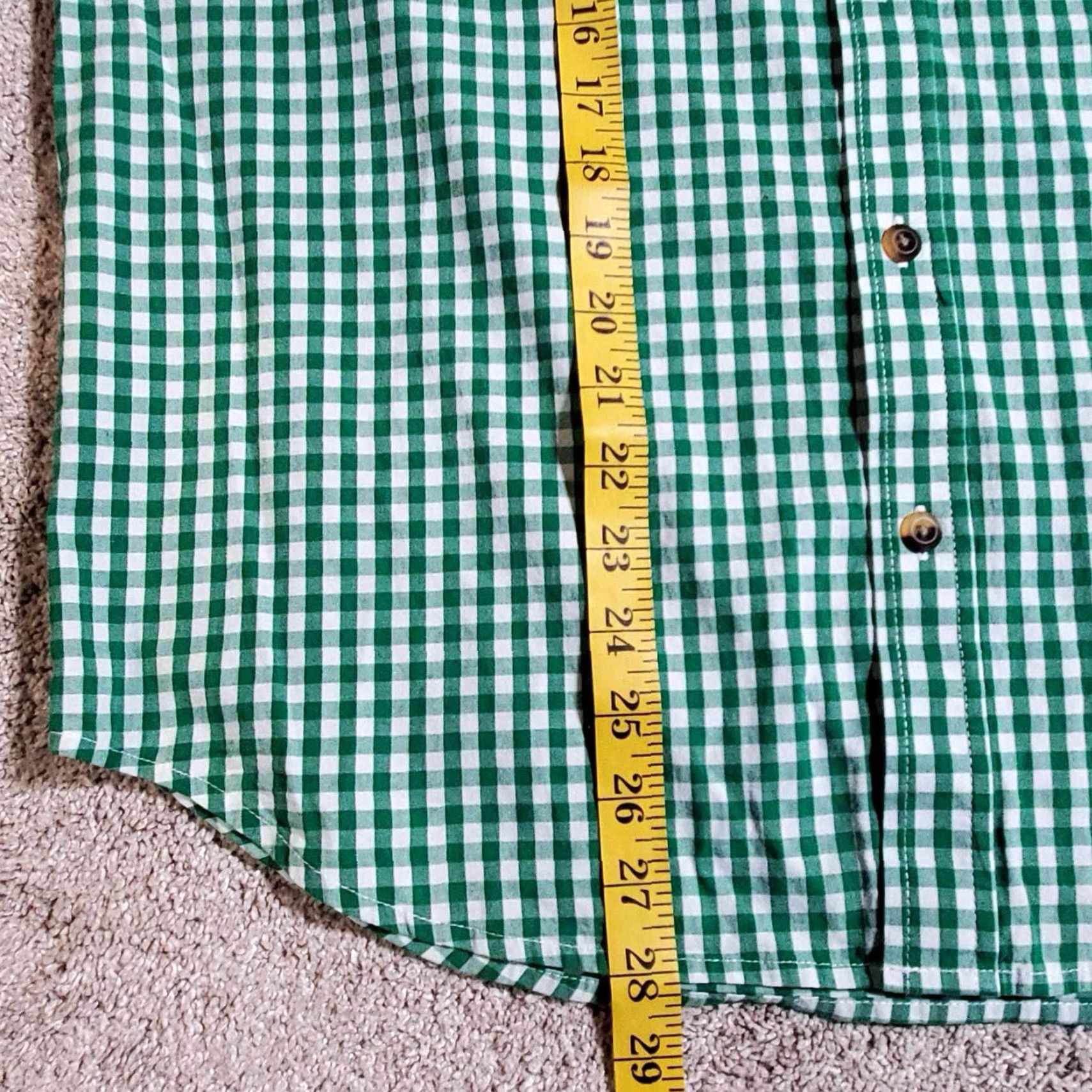 Vintage Columbia Shirt Gingham Button Down Regular Fit Green Mens M Size US M / EU 48-50 / 2 - 6 Thumbnail