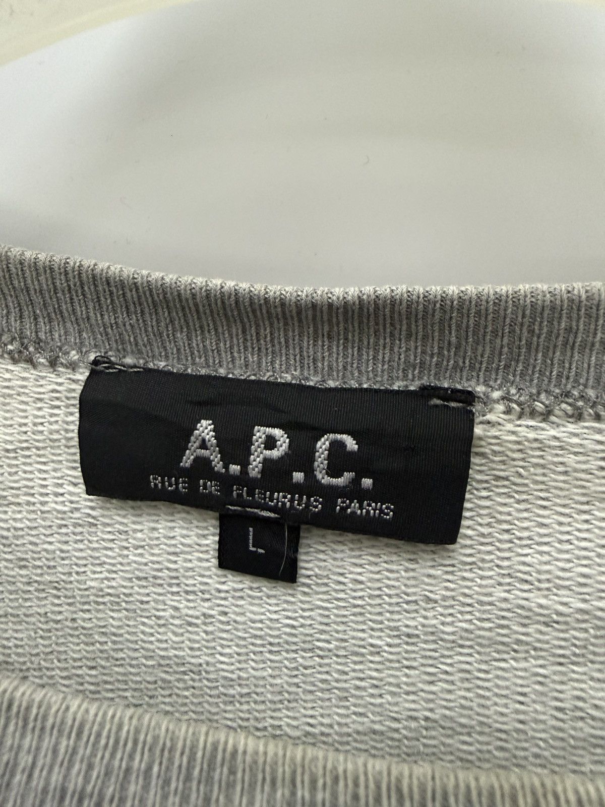 A.P.C. 🔥 A.P.C vintage Sweatshirt in Grey - L Size US L / EU 52-54 / 3 - 6 Thumbnail