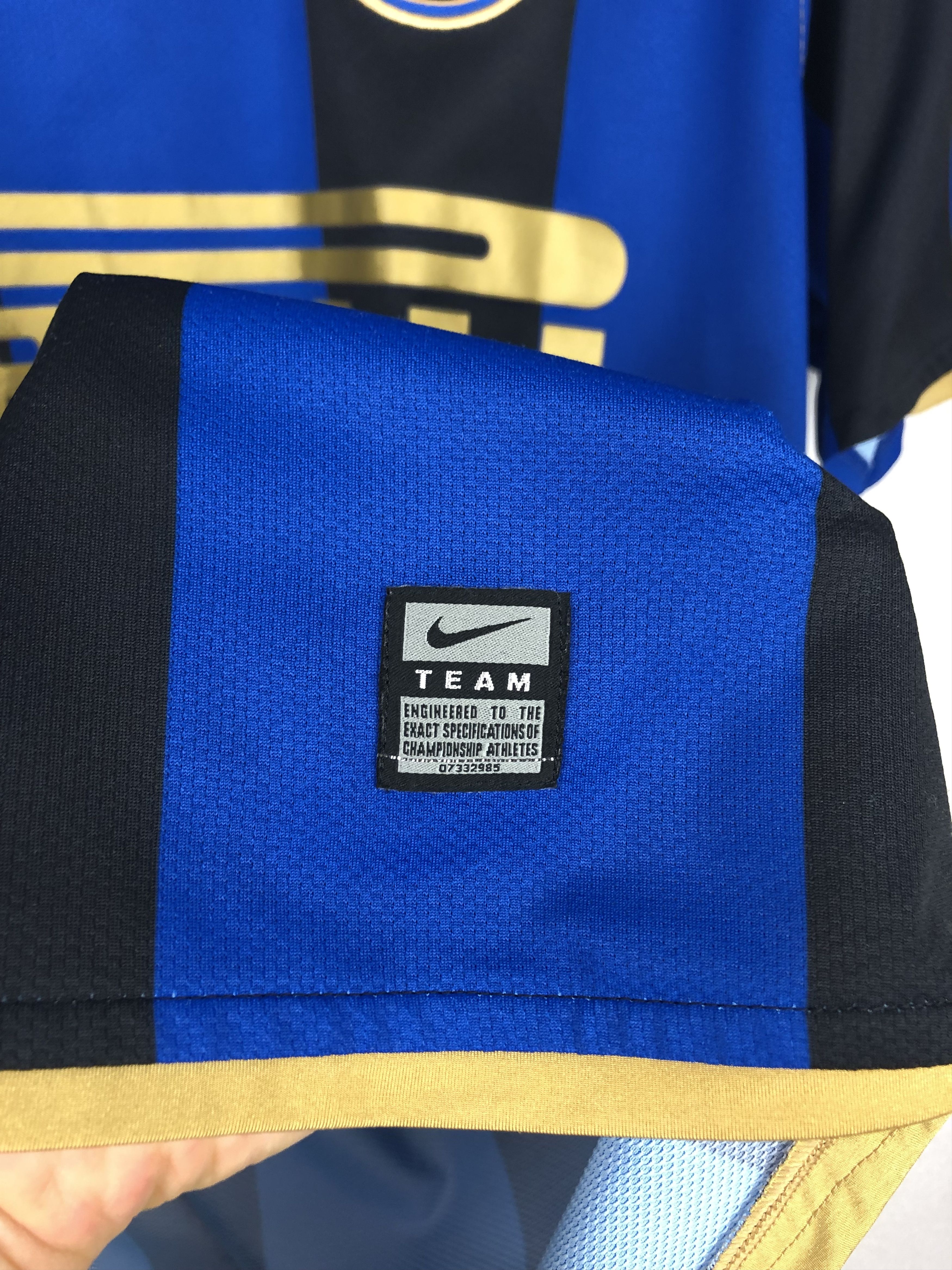 Nike Internazionale Inter Milan football shirt 2008 Soccer Jersey Size US L / EU 52-54 / 3 - 4 Thumbnail