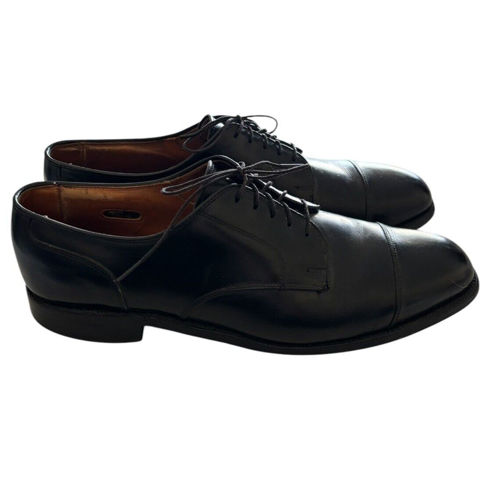 Allen Edmonds Allen Edmonds 10.5 Cap Toe Cortland Men Dress Shoes Leather Size US 10 / EU 43 - 3 Thumbnail