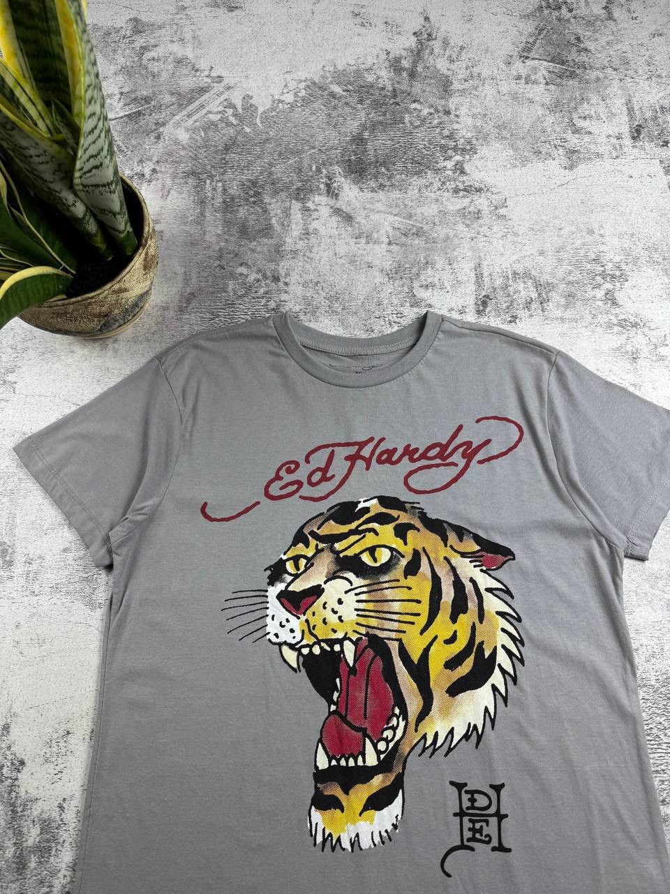 Ed Hardy Ed Hardy Tiger Logo Men’s M Size Graphic Hip Hop Logo Gray T Shirt Tee Jersey Size US M / EU 48-50 / 2 - 4 Thumbnail