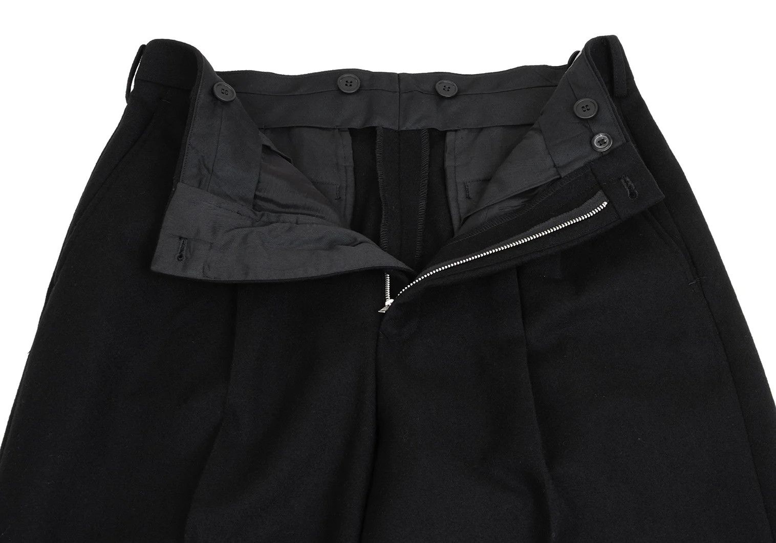 Yohji Yamamoto Yohji Yamamoto Felt Wool Tapered Pants Size US 36 / EU 52 - 6 Thumbnail