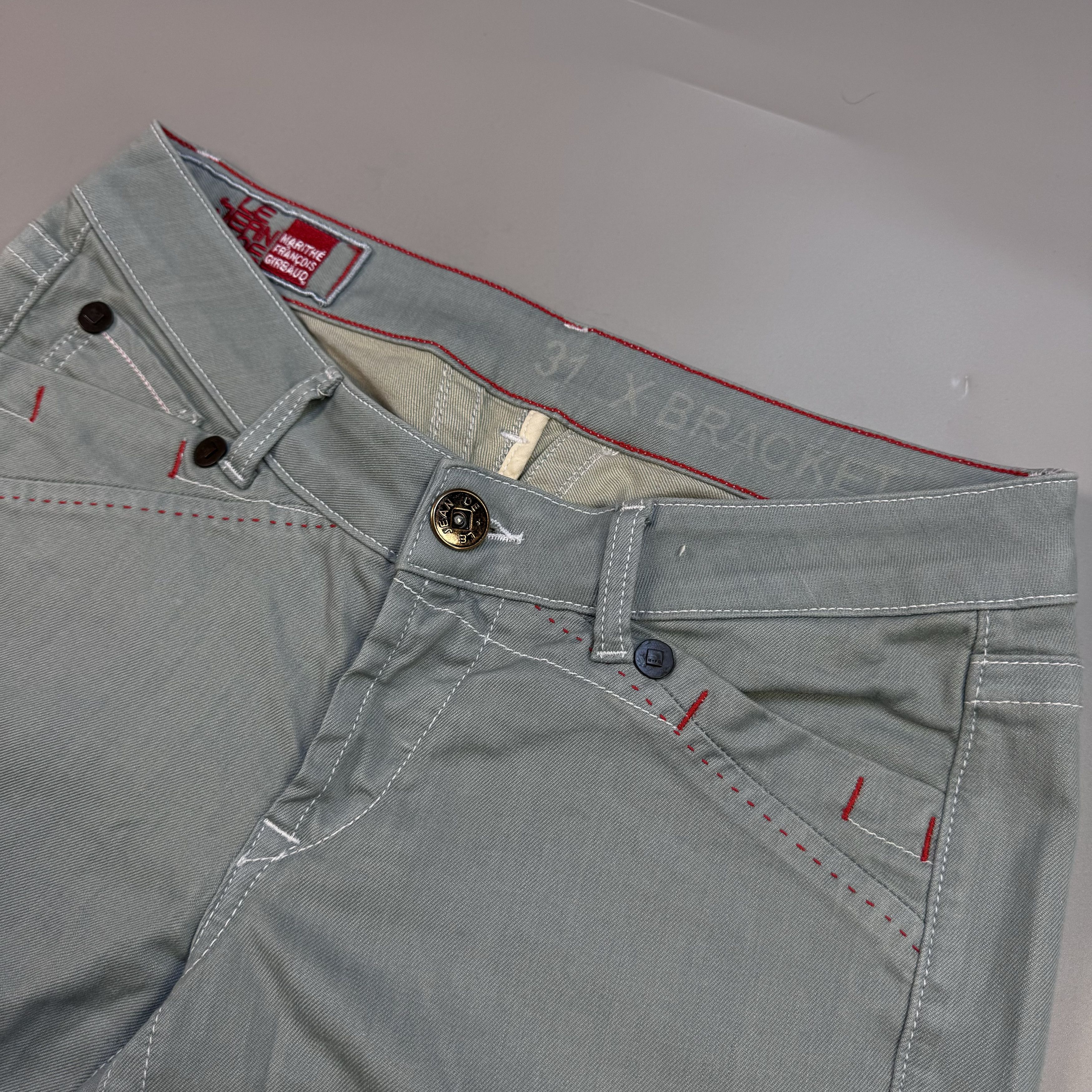 Marithe + Francois Girbaud MARITHE FRANCOIS GIRBAUD X BRACKET WASH JEANS DENIM PANT Size 32" / US 10 / IT 46 - 7 Thumbnail