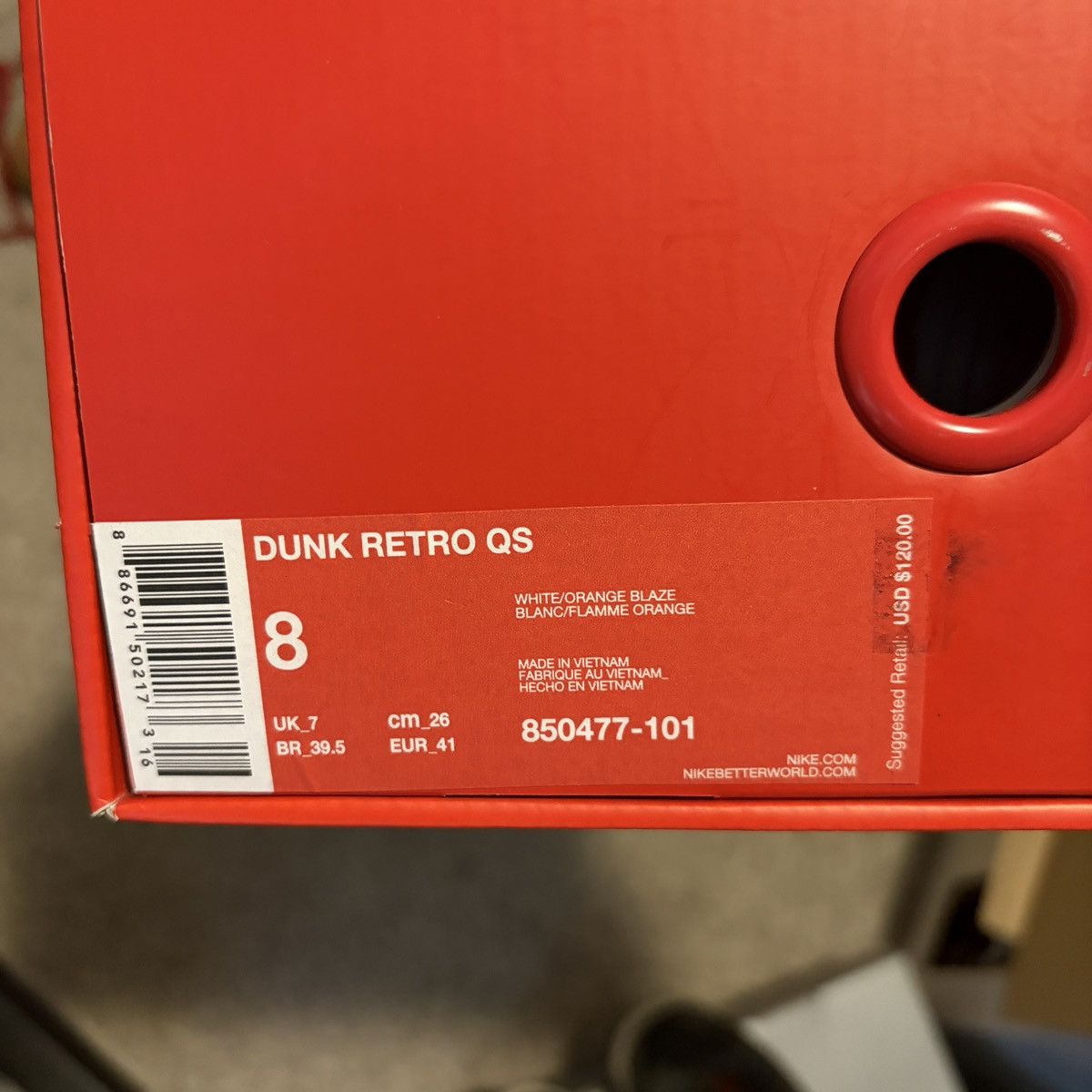 Nike 2016 Nike Dunk Syracuse High Size US 8 / EU 41 - 8 Thumbnail
