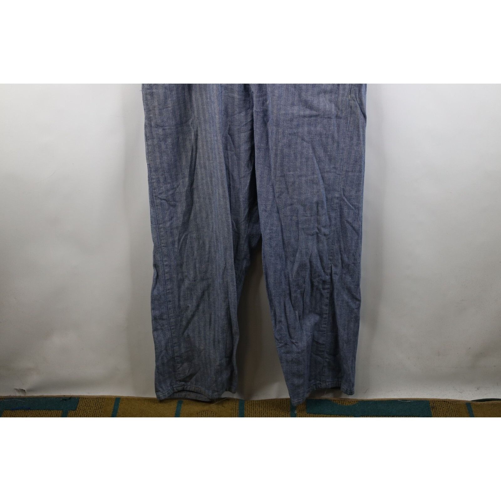 Vintage Vintage 60s Streetwear Herringbone Twill Denim Coveralls Size US 38 / EU 54 - 4 Thumbnail