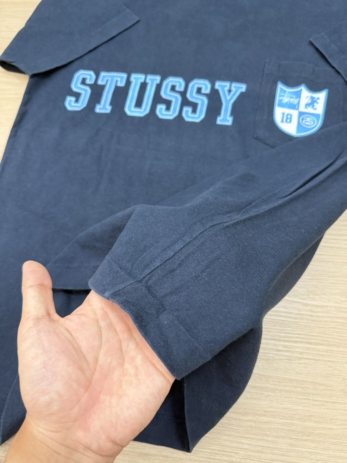 Vintage Vintage stussy t-shirt Size US L / EU 52-54 / 3 - 4 Thumbnail