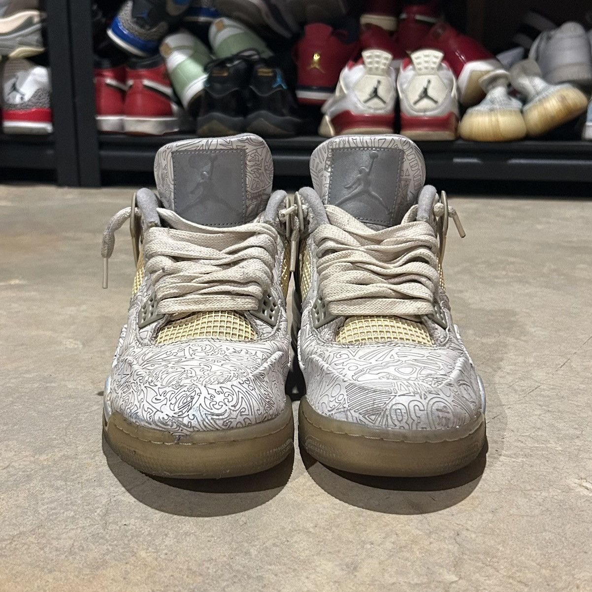 Jordan Brand × Nike Air Jordan 4 Retro 30th Anniversary Laser 2015 US 11 Size US 11 / EU 44 - 5 Thumbnail
