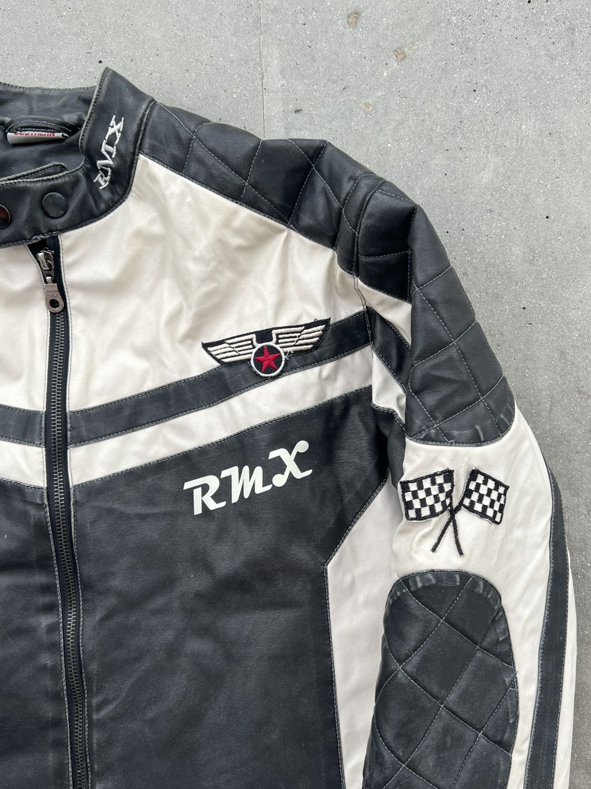 If Six Was Nine Racing jacket faux leather rare hype vintage Size US M / EU 48-50 / 2 - 2 Thumbnail