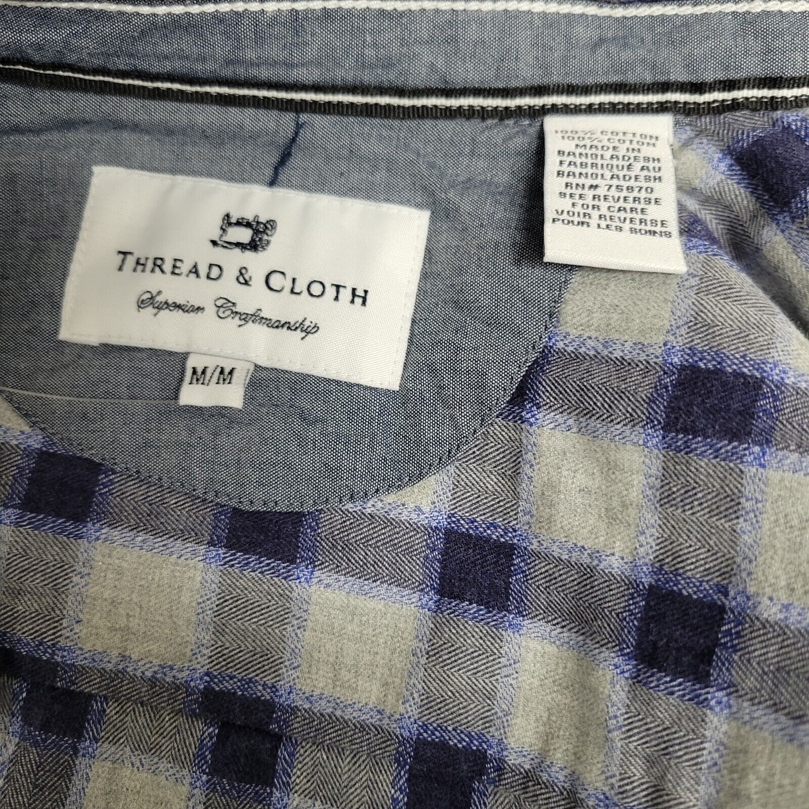 Other Thread & Cloth Button-Up Cotton Shirt Men's. New With Tags Size US S / EU 44-46 / 1 - 6 Thumbnail