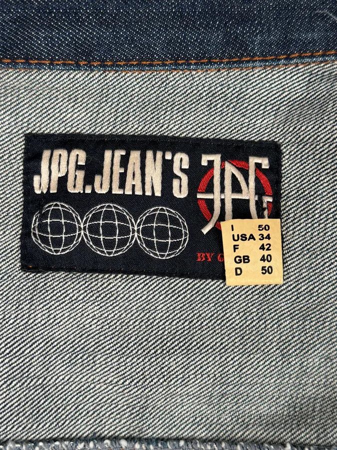 Jean Paul Gaultier 2000s Jean Paul Gaultier Navy Brut Denim Elastic Jacket Size US M / EU 48-50 / 2 - 13 Thumbnail