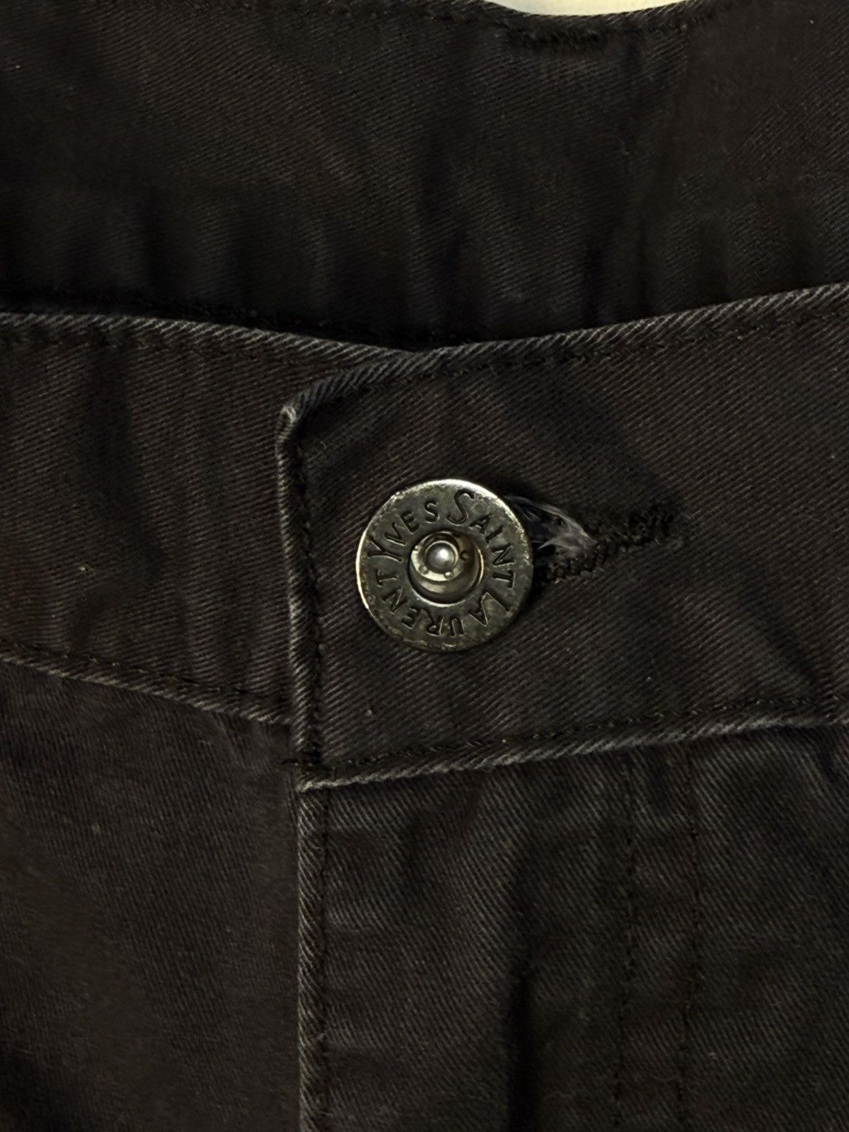 Yves Saint Laurent 40x30 YSL Jeans Black Denim Pants Cotton Casual Vintage y2k Size US 40 / EU 56 - 7 Thumbnail