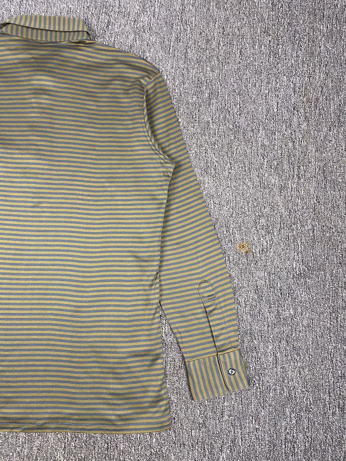 Christian Dior Monsieur × Designer × Vintage Vintage Christian Dior Monsieur Stripe Pocket Polo Size US M / EU 48-50 / 2 - 13 Thumbnail