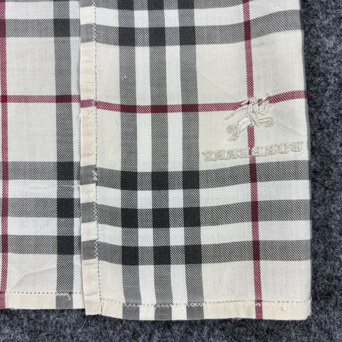 Burberry × Vintage Handkerchief # E027 # Bandana # Neckerchief Size ONE SIZE - 4 Thumbnail