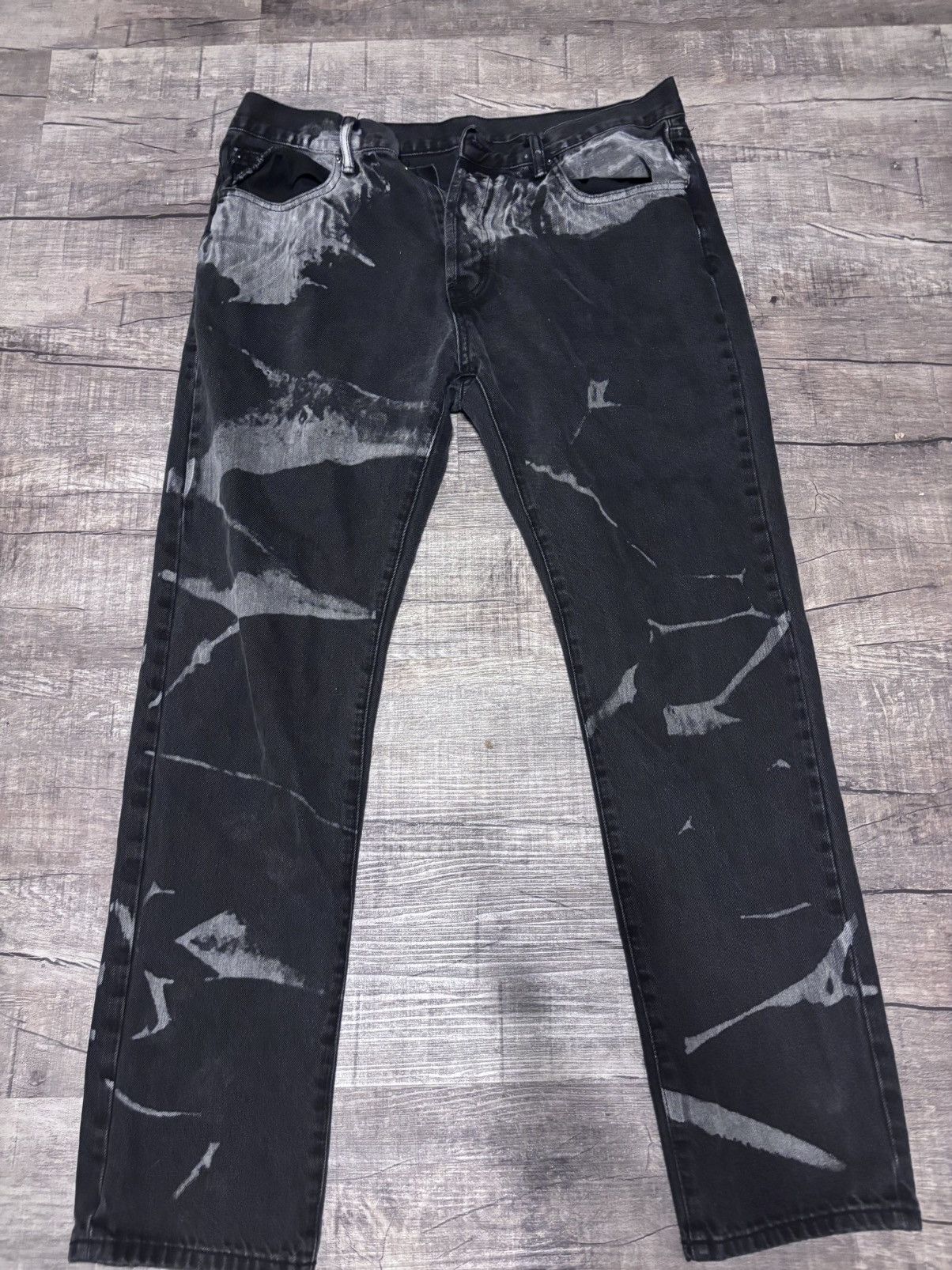 MNML MNML Straight denim Size 38 Black Size US 38 / EU 54 - 1 Thumbnail