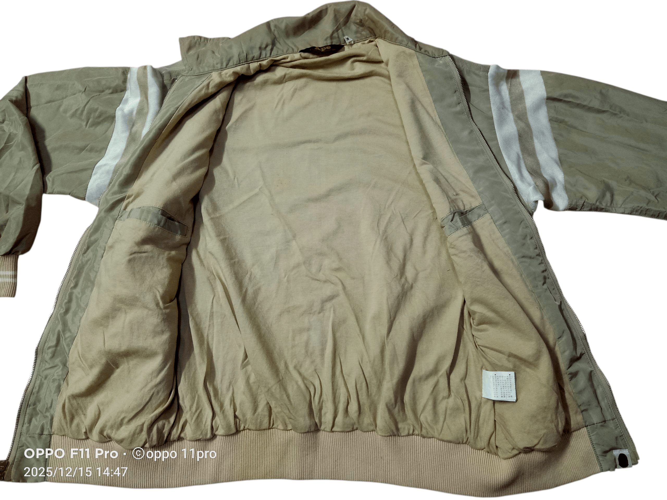 Bape Ape By Bathing Ape 90s Bombers Jacket Men Raglan 🌟 Size US M / EU 48-50 / 2 - 11 Thumbnail