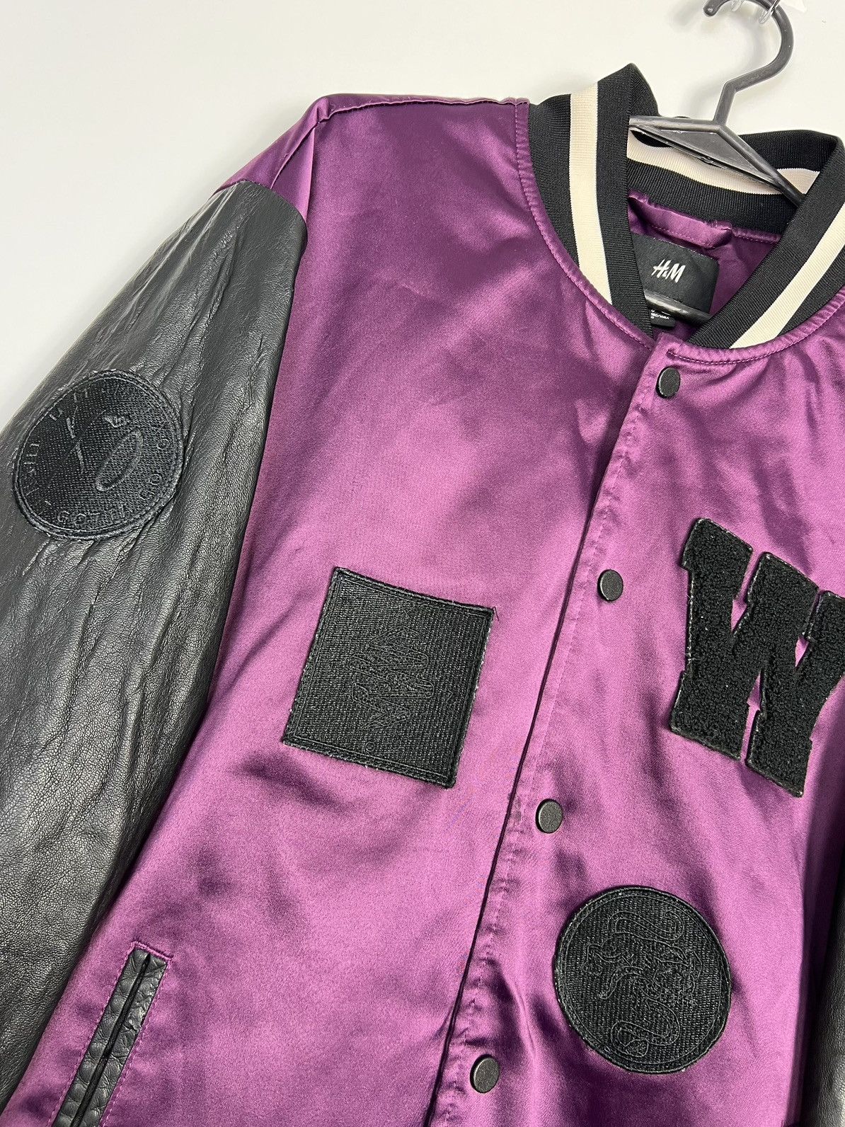 The Weeknd Bomber Jacket The Weekend XO x H&M Leather Sleeves Size US L / EU 52-54 / 3 - 6 Thumbnail