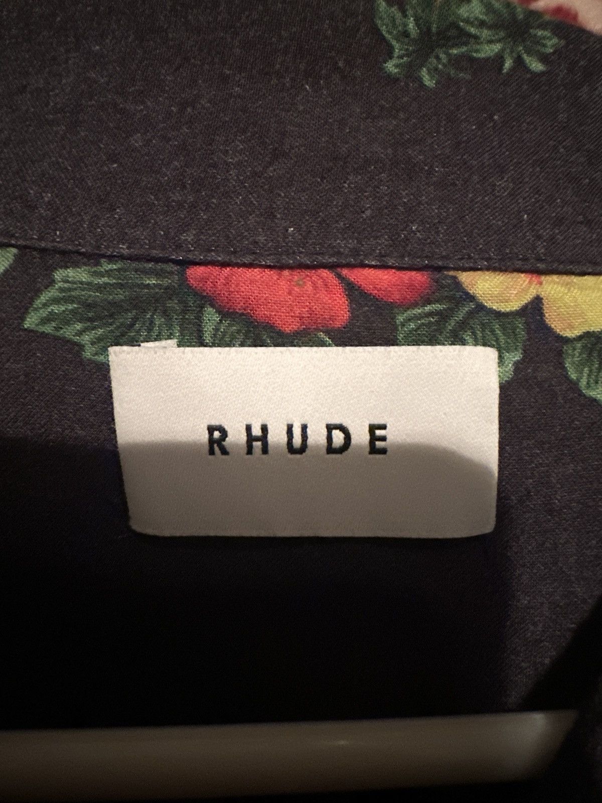 Rhude Rhude "Hot rod" Hawaiian Shirt with woman print Size US M / EU 48-50 / 2 - 5 Thumbnail