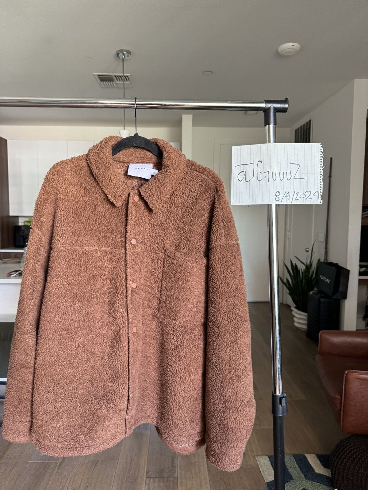 Topman brown jacket