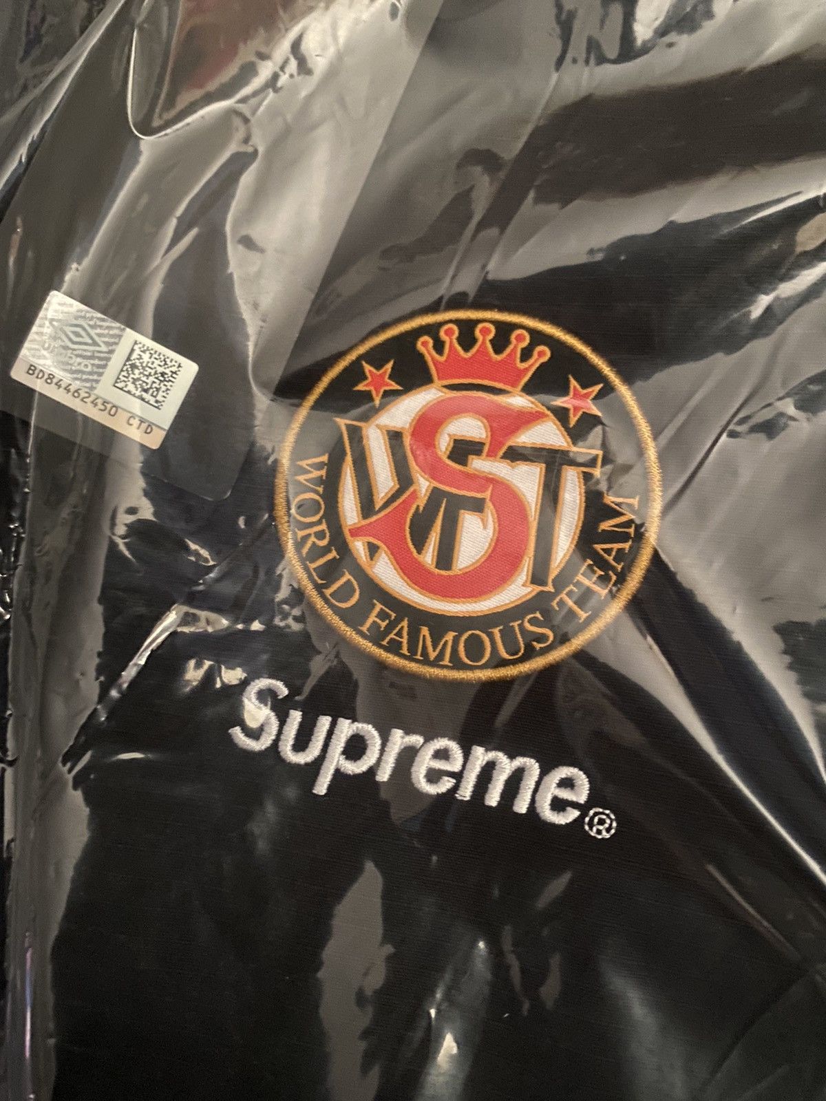 Supreme × Umbro Supreme Umbro Cotton Ripstop Track Jacket Black Medium Size US M / EU 48-50 / 2 - 6 Thumbnail