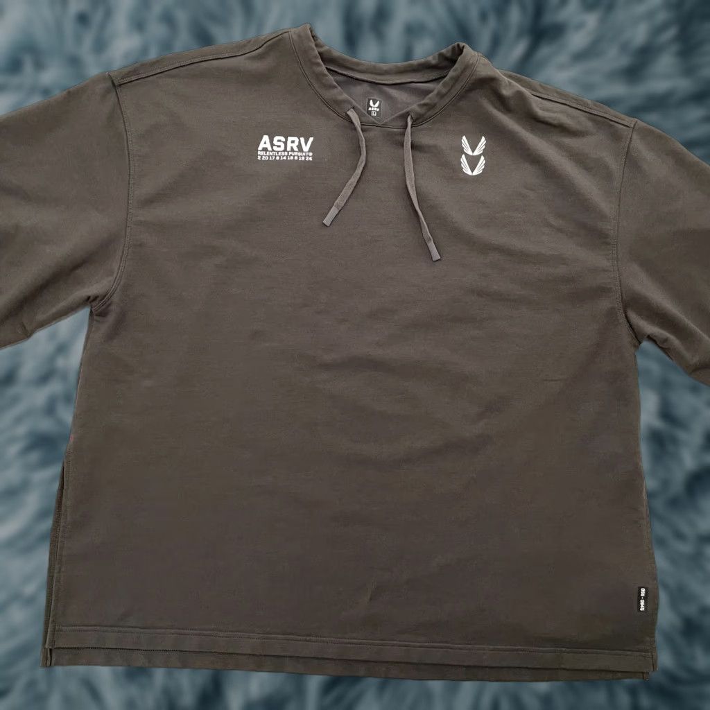 ASRV ASRV Shirt Adult Large Gray Micro Terry Warm Up Tee Short Sleeve Discontinued L Size US L / EU 52-54 / 3 - 1 Thumbnail
