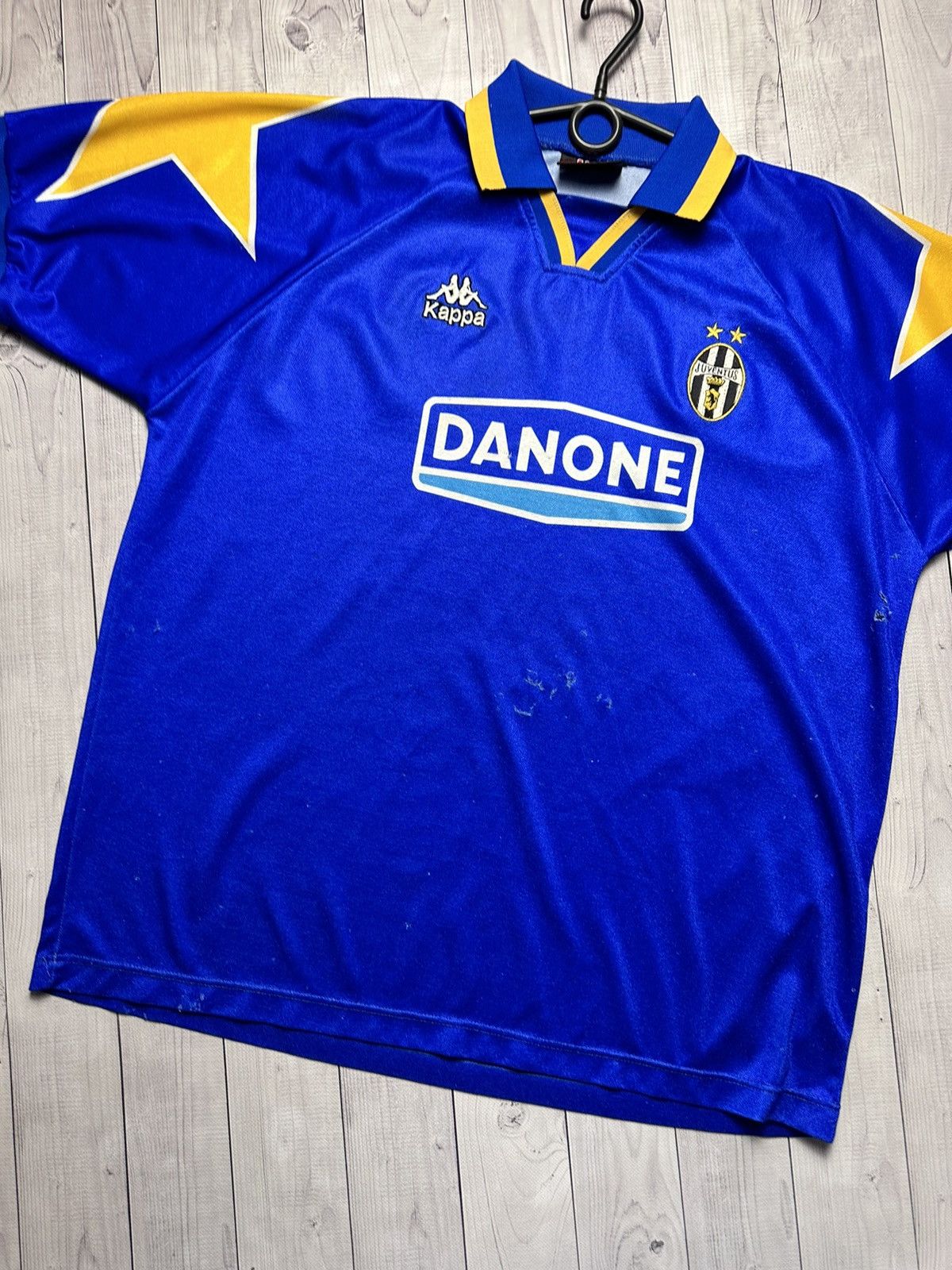 Kappa Vintage kappa soccer jersey Juventus 10 size XL rare blue Size US XL / EU 56 / 4 - 2 Thumbnail