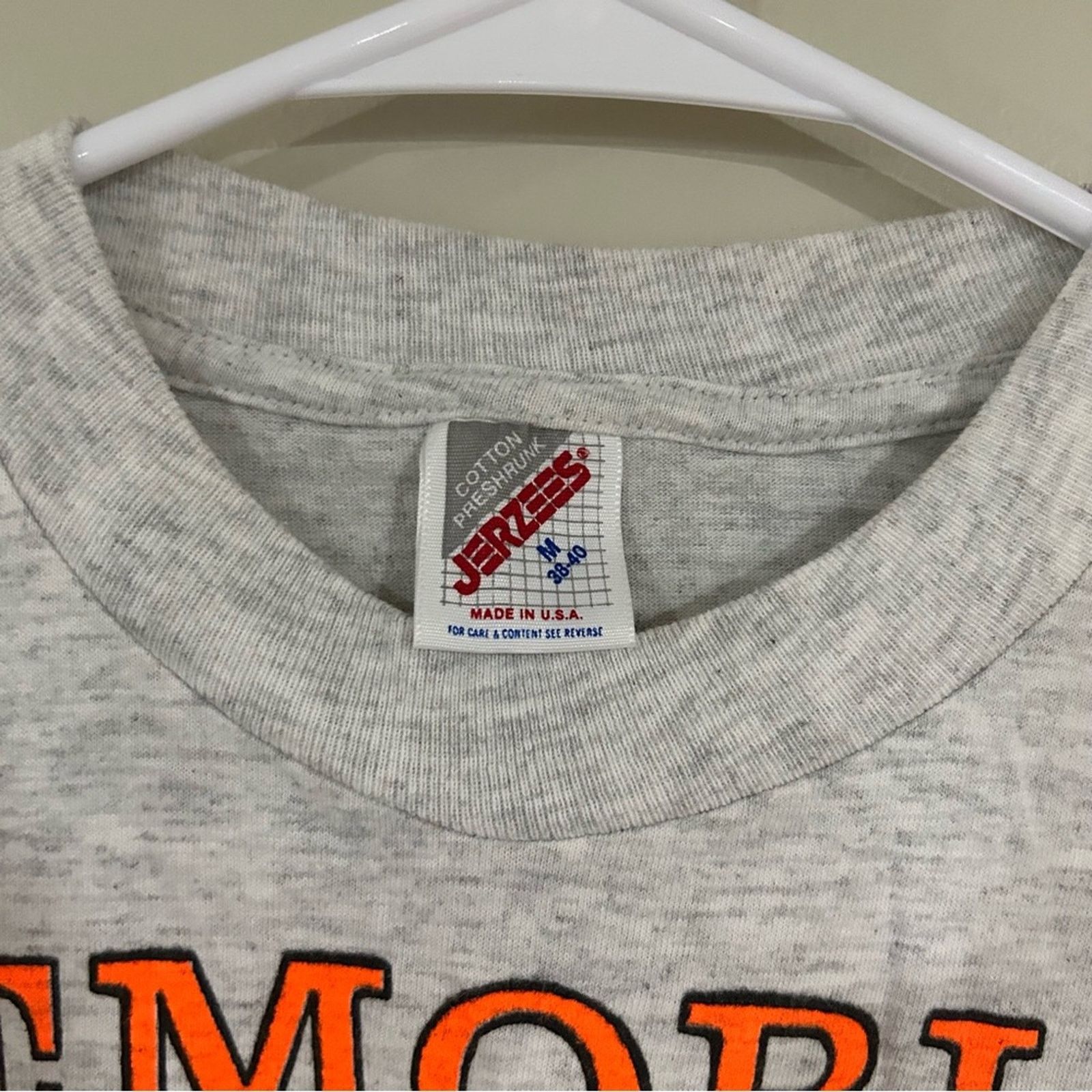 Jerzees Vintage 1991 Baltimore Memorial Stadium Ravens Orioles Shirt Size US M / EU 48-50 / 2 - 4 Thumbnail