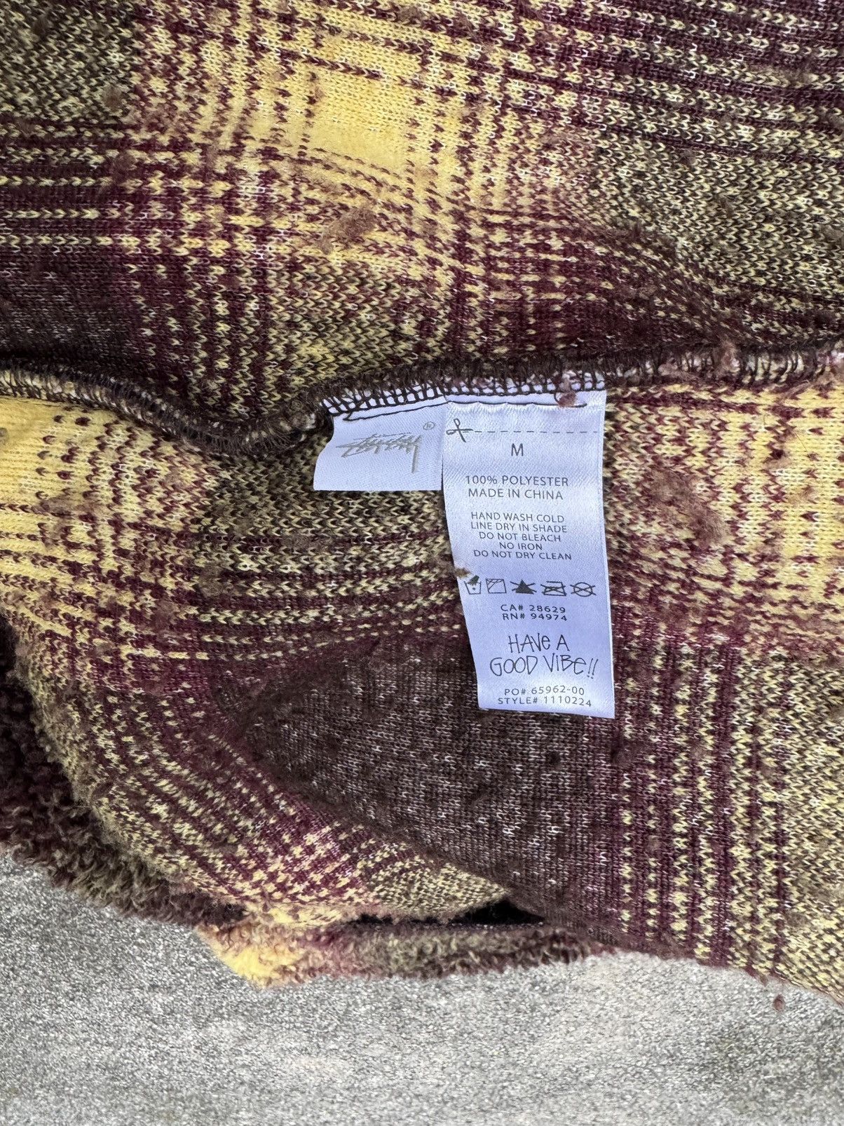 Stussy Stussy Shadow Plaid Sherpa Size US M / EU 48-50 / 2 - 6 Thumbnail