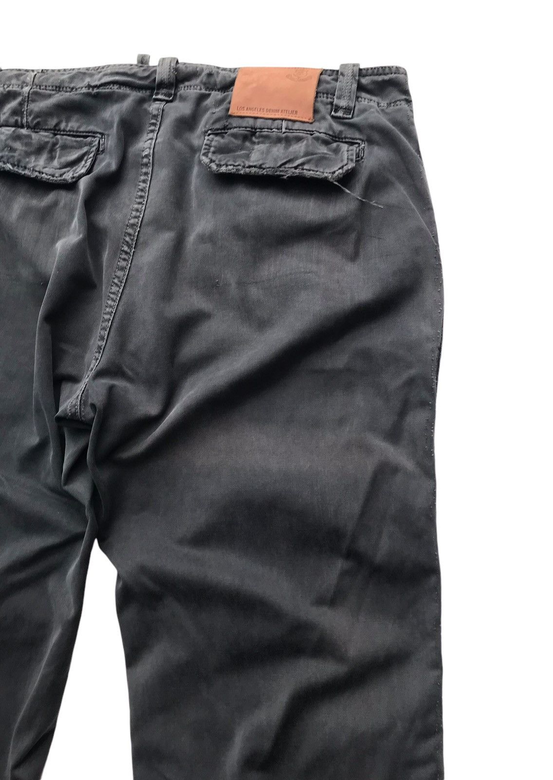 Designer LA Denim Artelier Ripped Streetwear Distressed Pants Size US 35 - 14 Thumbnail
