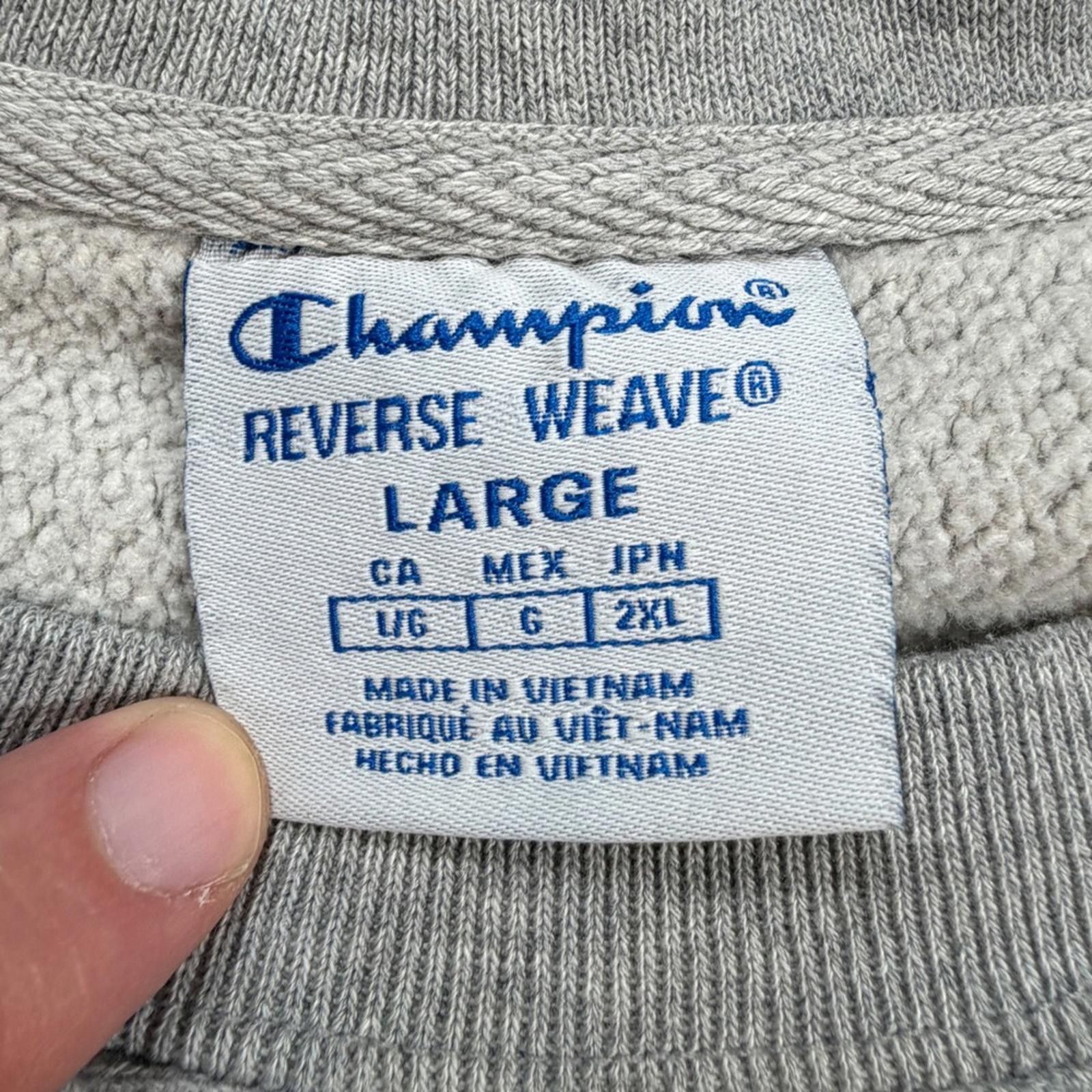 Champion Champion Reverse Weave Sweatshirt Mens L Gray Crewneck Size US L / EU 52-54 / 3 - 4 Thumbnail