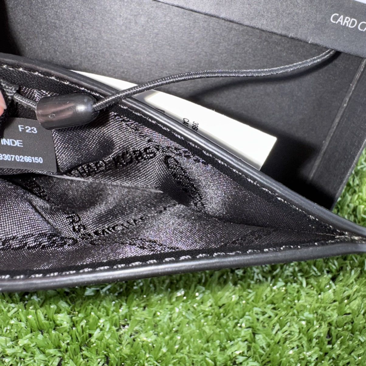 Michael Kors × Vintage Michael Kors Black Monogram Jet Set Leather Card Case Wallet Size ONE SIZE - 4 Thumbnail