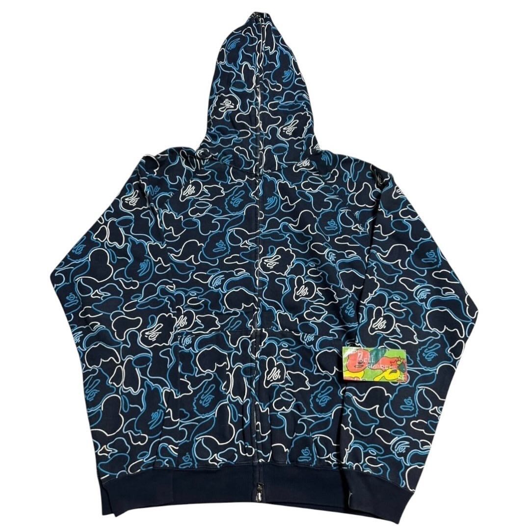Bape BAPE Panel camo Full zip hoodie Size US M / EU 48-50 / 2 - 1 Thumbnail