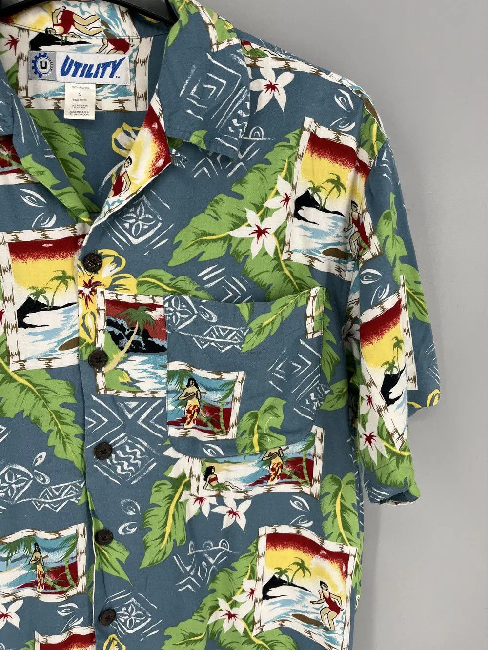 Vintage Vintage Y2K Art Streetwear Hawaiian Travis Scott style Size US M / EU 48-50 / 2 - 9 Thumbnail
