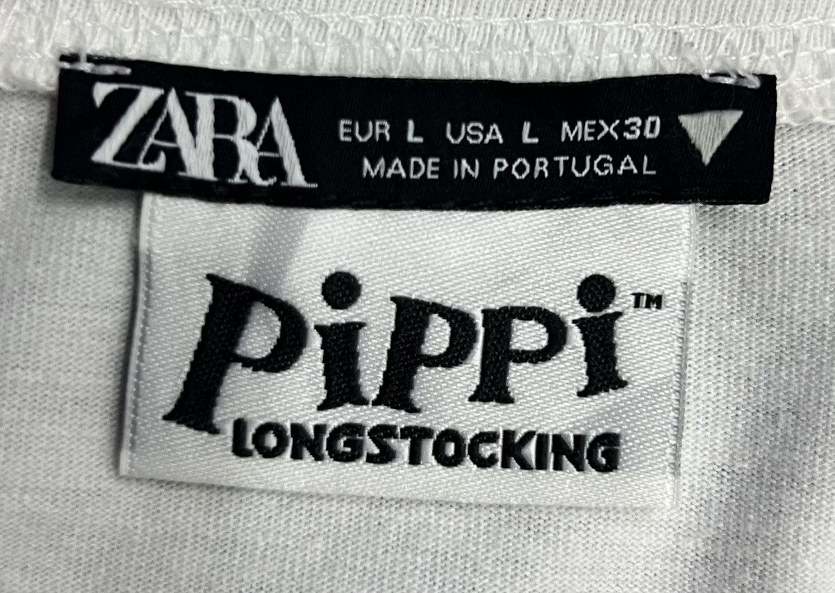 Vintage × Zara VINTAGE ZARA PIPPI LONGSTOCKING SHIRT Size US L / EU 52-54 / 3 - 7 Thumbnail