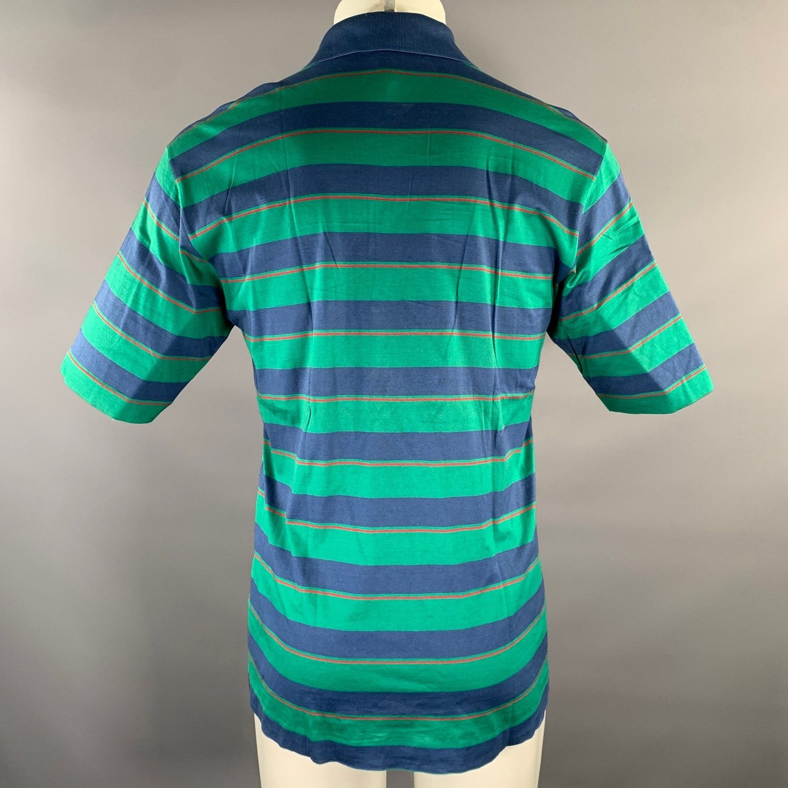 Other DUNHILL Size M Green Navy Red Stripe Cotton Polo Polo Size US M / EU 48-50 / 2 - 3 Thumbnail