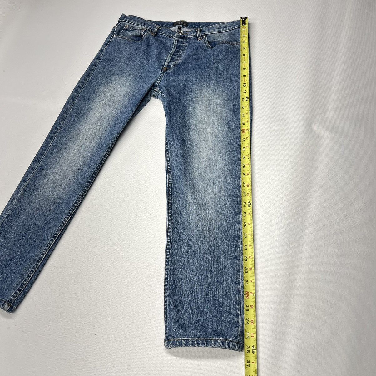 A.P.C. APC Petite New Standard Jeans Blue Denim Washed Faded Unisex Size US 32 / EU 48 - 15 Thumbnail