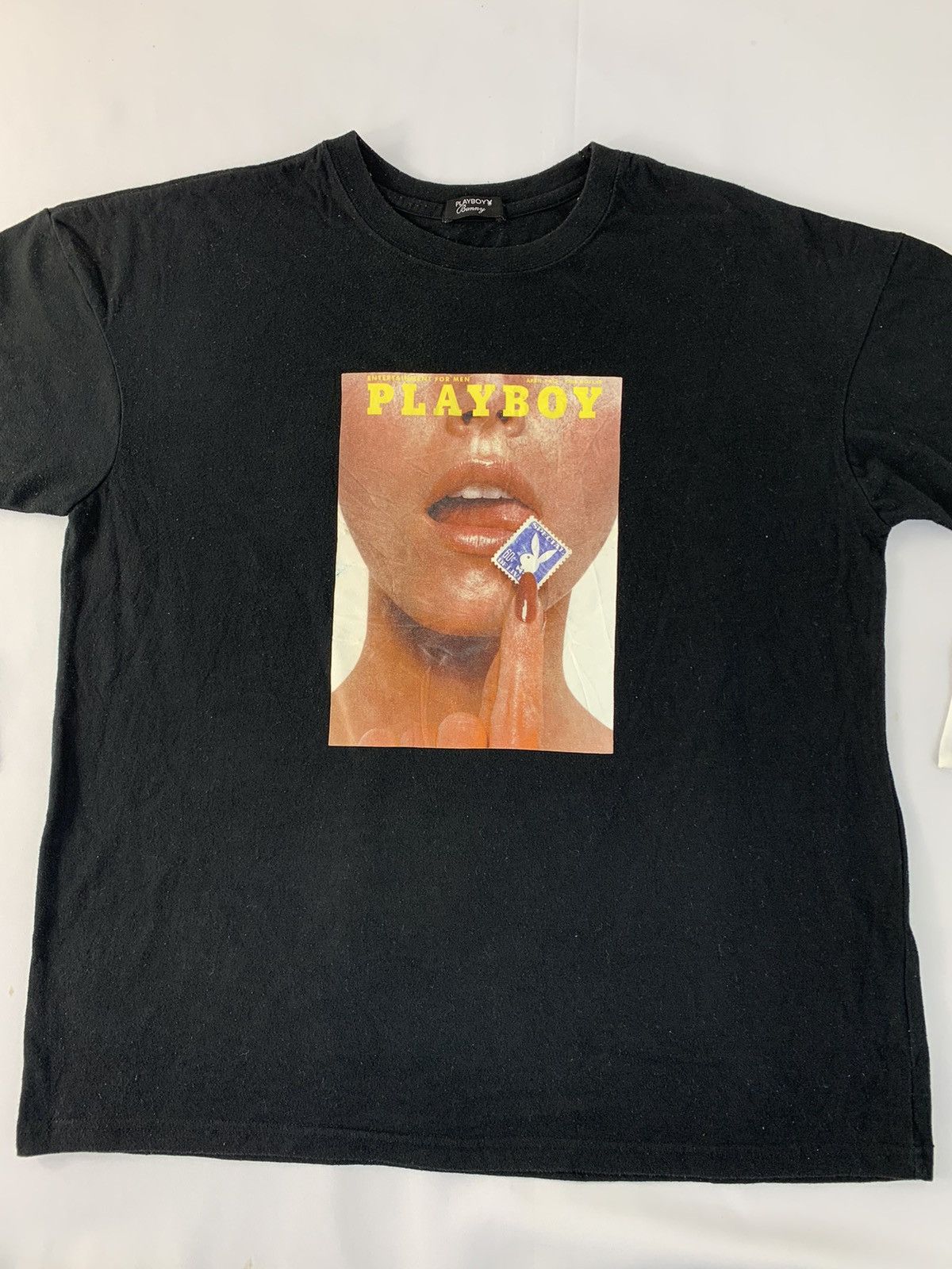 Playboy × Vintage Playboy Bunny Sexy Box Logo Printed Longsleve Tee Size US XL / EU 56 / 4 - 3 Thumbnail