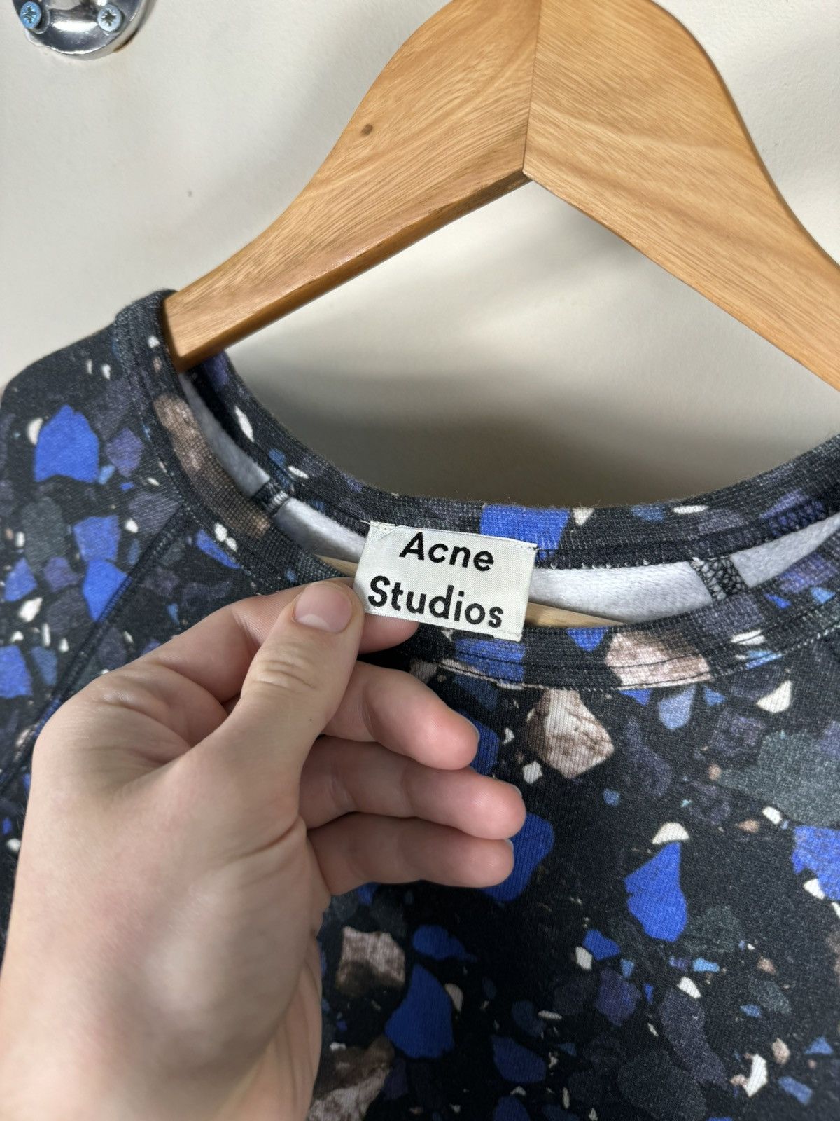 Acne Studios × Designer Acne Studios College Print AW14 Sweatshirt Size US S / EU 44-46 / 1 - 4 Thumbnail