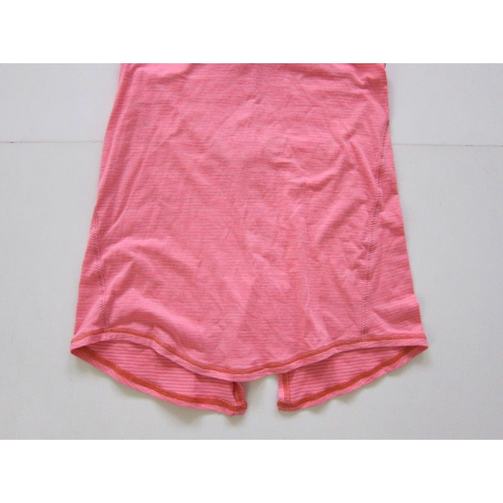 Lululemon Lululemon Pink Grey Striped Stretch Lightweight Jersey Tank Top Blouse S-M Size M / US 6-8 / IT 42-44 - 7 Thumbnail
