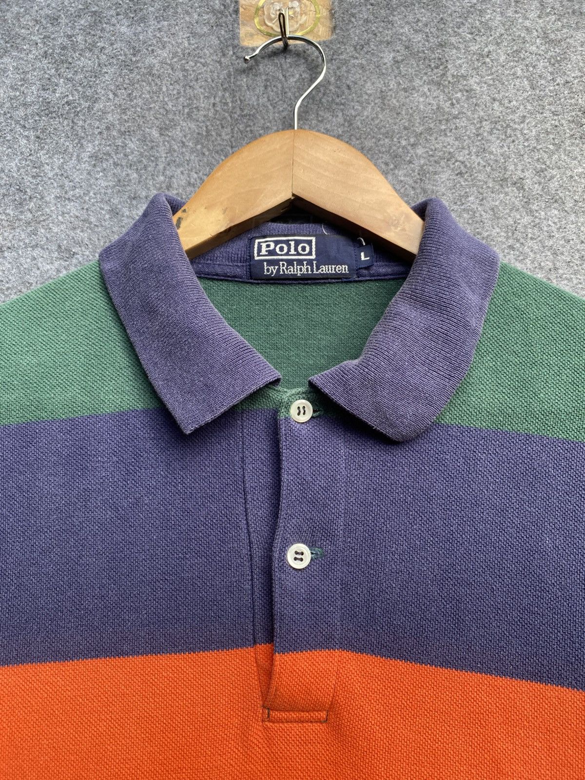 Polo Ralph Lauren × Vintage Vintage polo ralph lauren polo long sleeve Size US L / EU 52-54 / 3 - 6 Thumbnail