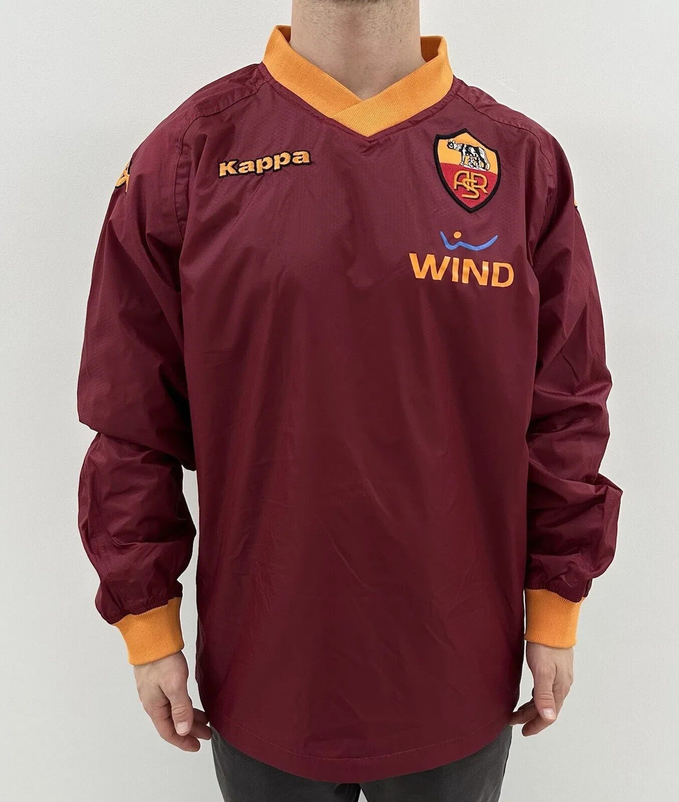 Kappa VINTAGE AS ROMA 2000s TRAINING JACKET SOCCER KAPPA Size US L / EU 52-54 / 3 - 1 Thumbnail