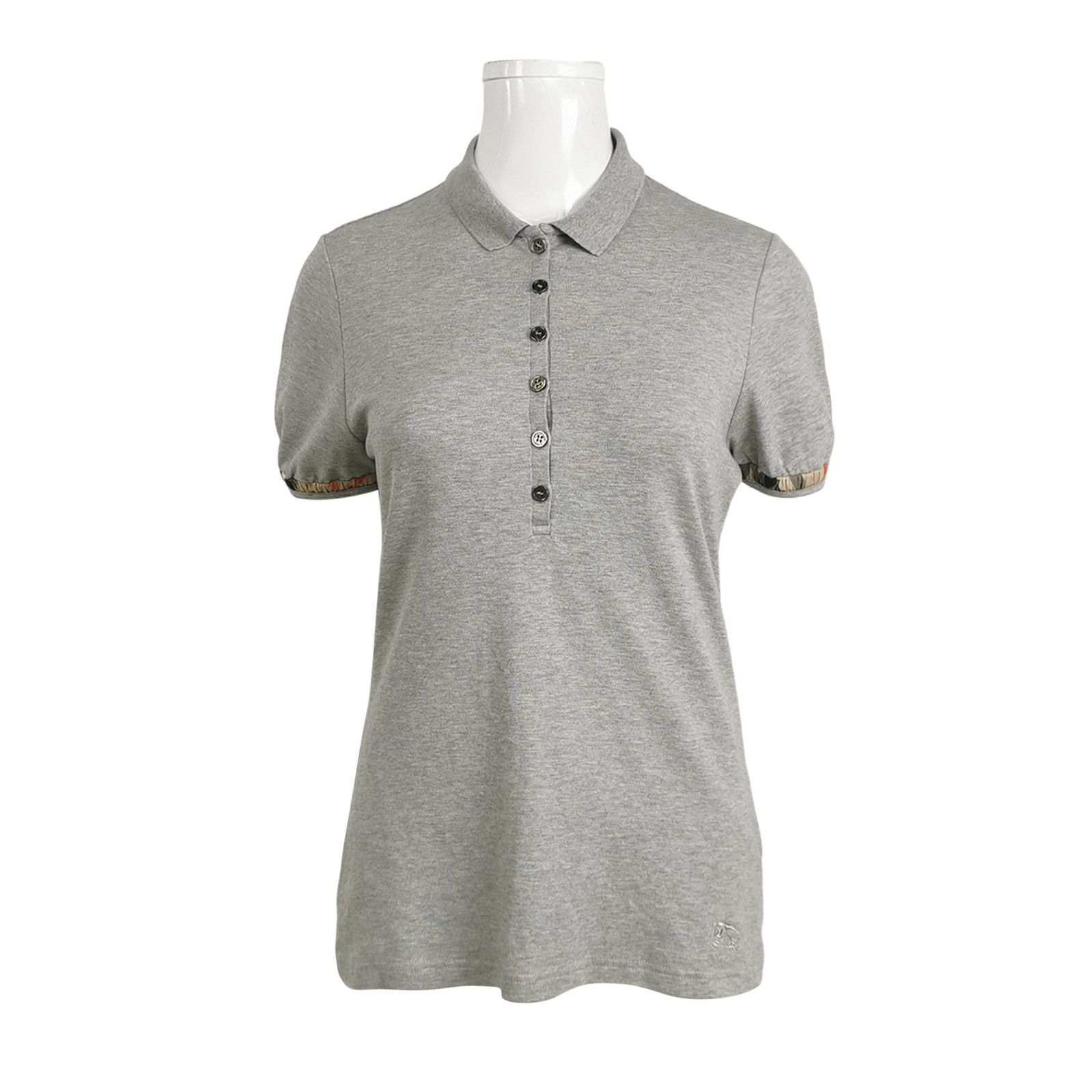 Burberry Burberry Brit Contrast Collar Polo Shirt 0079 Size US M / EU 48-50 / 2 - 1 Thumbnail