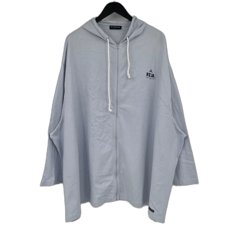 Balenciaga Balenciaga Letter Zip-Up Hoodie Size S Size US S / EU 44-46 / 1 - 1 Thumbnail