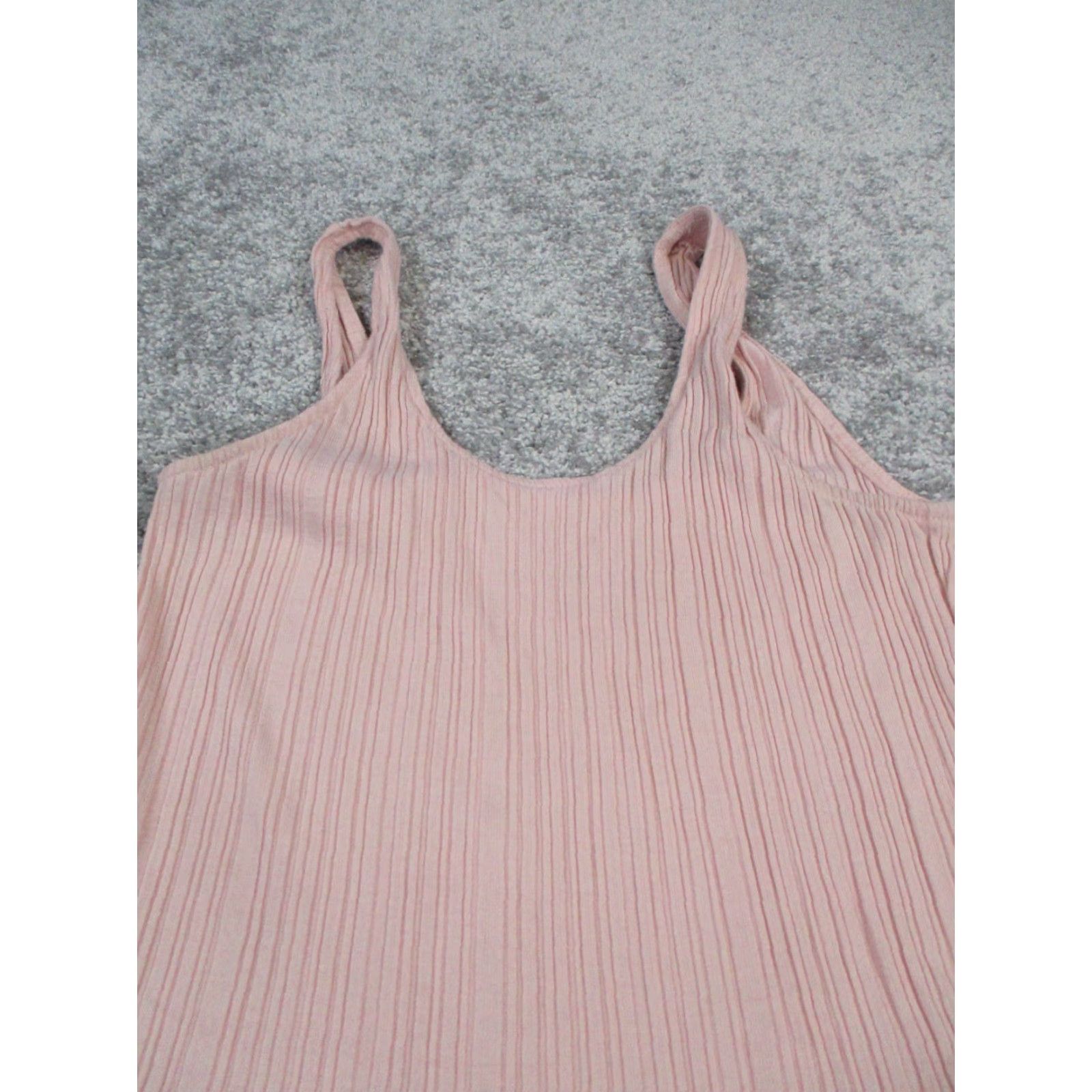 Everlane VINTAGE Everlane Dress Women Small Sleeveless Pink Knit Midi Blouson Casual Size S / US 4 / IT 40 - 2 Thumbnail