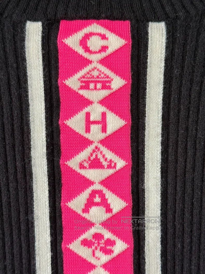 Chanel Chanel Classic letter striped knitwear Size XS / US 0-2 / IT 36-38 - 4 Thumbnail