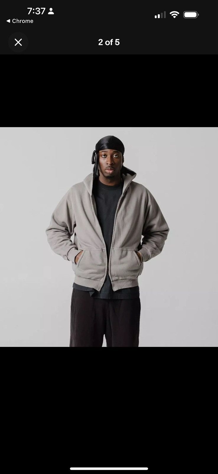 Gap Yeezy gap oversized zip up fleece hoodie six xl Size US XL / EU 56 / 4 - 5 Thumbnail