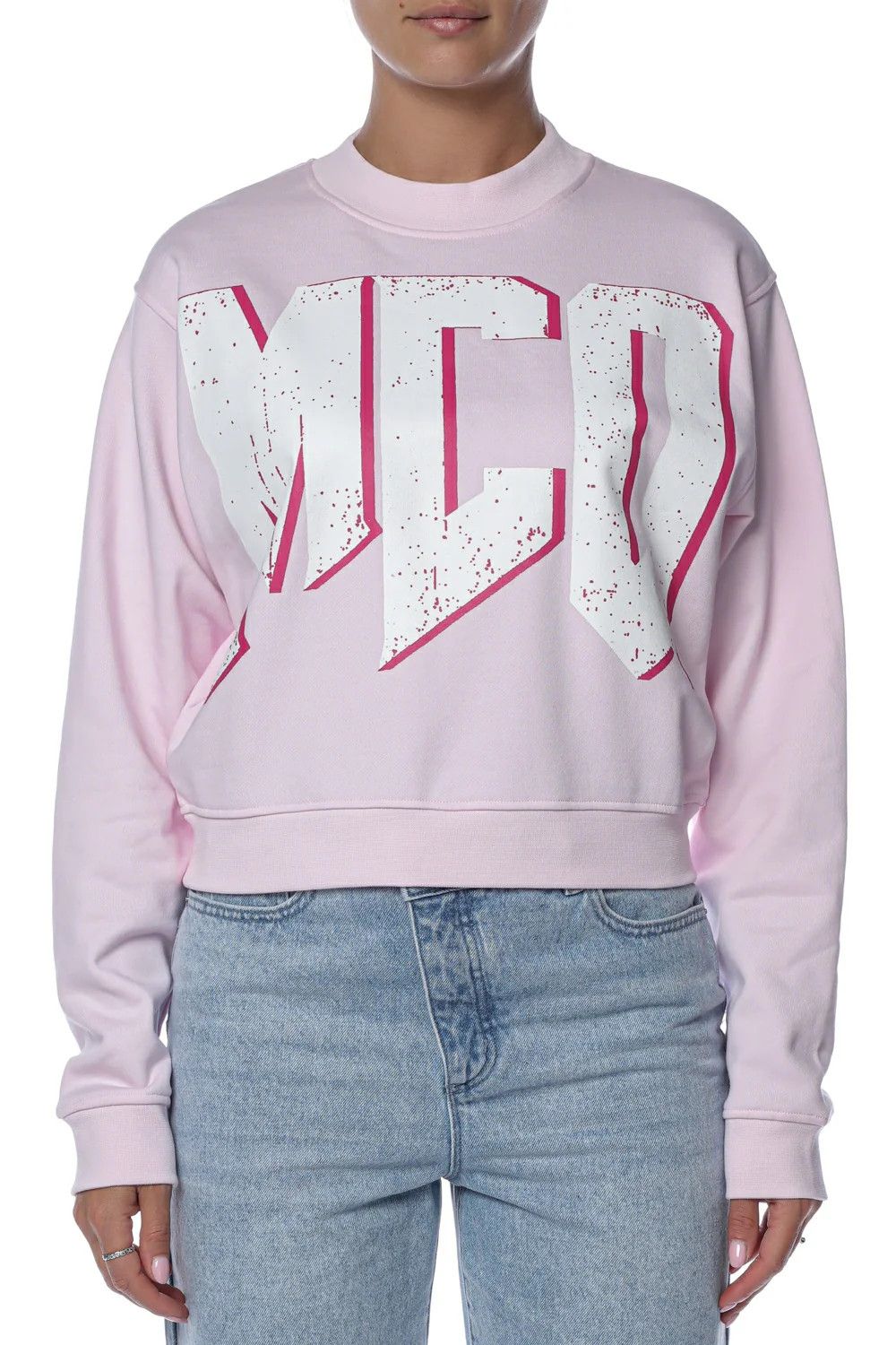 MCQ ALEXANDER MCQUEEN Women Pink Printed Sweatshirt Jumper L Size L / US 10 / IT 46 - 4 Thumbnail