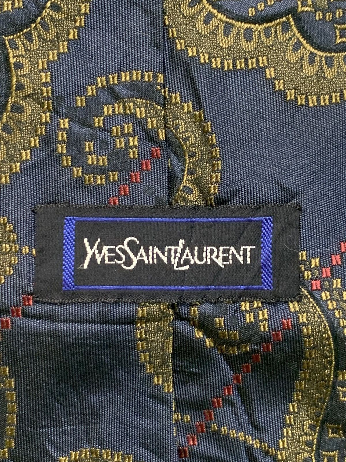 Designer × Vintage × Yves Saint Laurent Rare Design Vintage YvesSaintLaurent Ties Size ONE SIZE - 3 Thumbnail